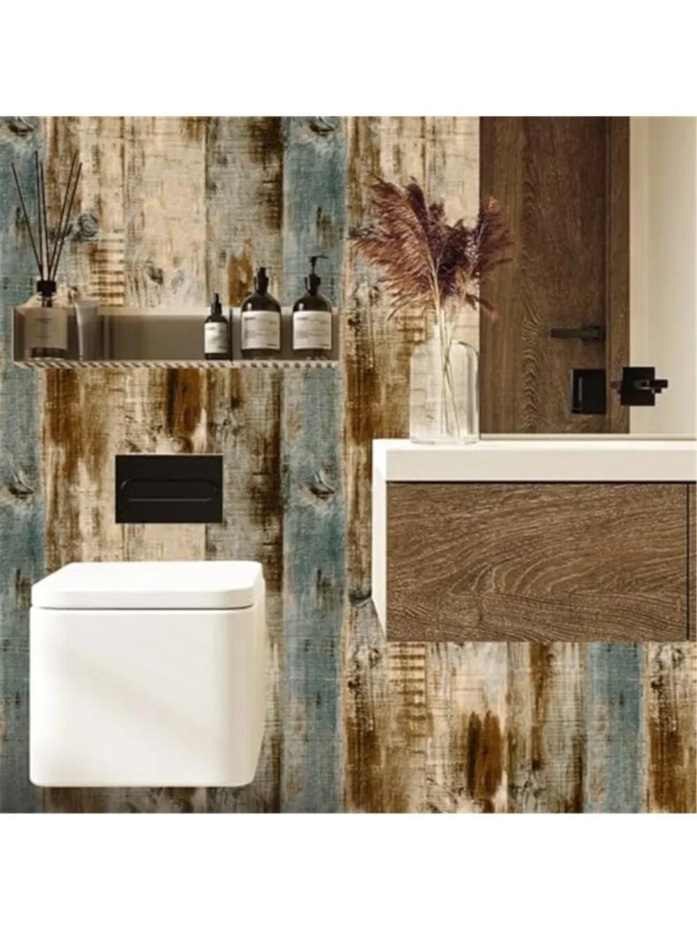 Wood Grain Peel And Stick Wallpaper Self Adhesive Contact Paper Waterproof PVC